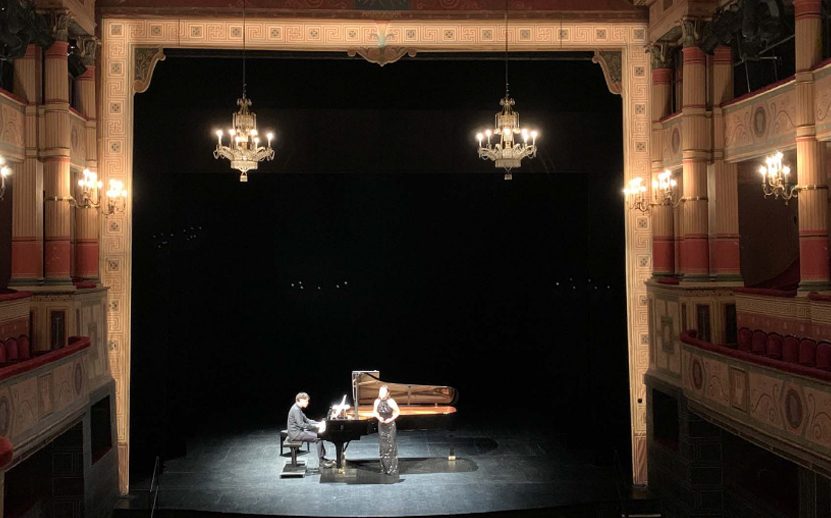 CNLB - Salle de concert du Conservatoire national supérieur d'Art dramatique à Paris où se tient le concours de chant-piano du CNLB