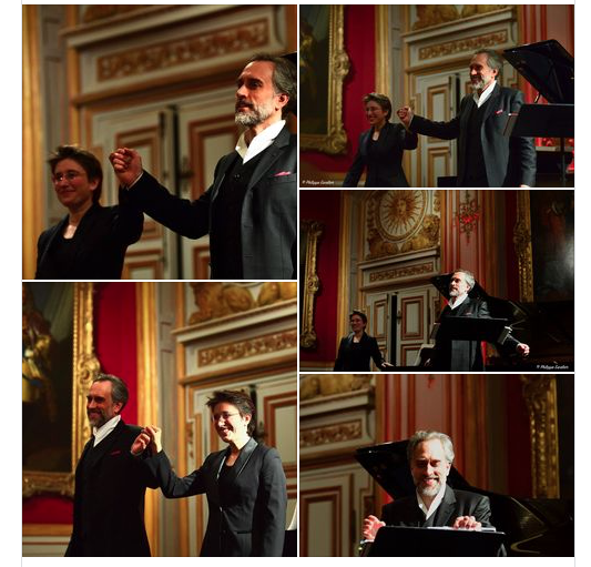 CNLB - Anne Le Bozec, pianiste et Christian Immler, baryton en récital à l'Hôtel des Invalides à Paris dans le cadre de la Saison Musicale du Musée de l'Armée, le 18 novembre 2019